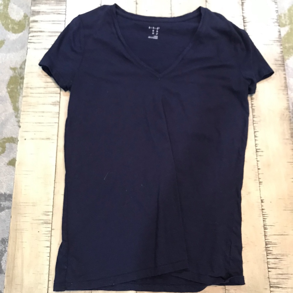Navy short sleeve shirt